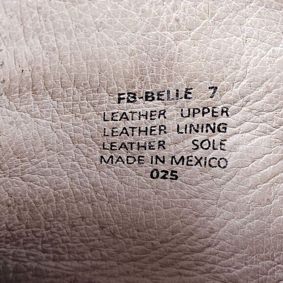 Freebird- Belle Brown Leather Fringe Ankle Boots Rear Zip Booties Bootie, Size 7 - Picture 2 of 12